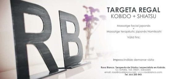 Targeta Regal KOBIDO+SHIATSU